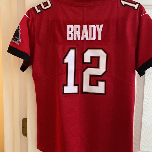 Nike Tops - Nike NFL Tampa Bay 12 Tom Brady Red Jersey